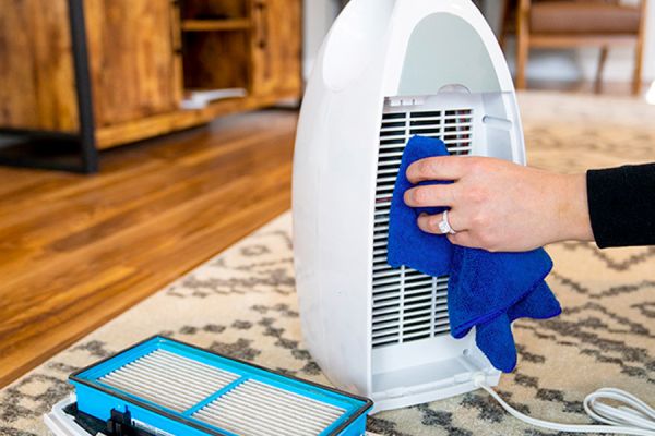 manutenzione e come pulire il purificatore d'aria