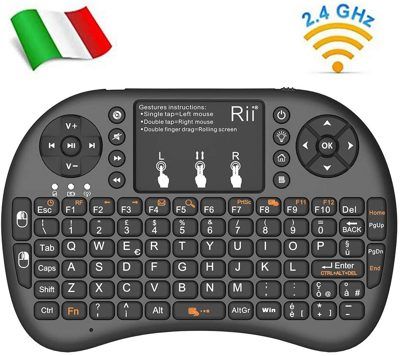 tastiera per smart tv rii mini 8