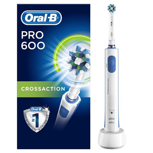oral b pro 600 crossaction spazzolino elettrico
