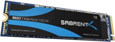 Sabrent SSD Interno 1TB Rocket NVMe PCIe M.2 2280