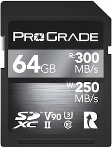 Scheda SD UHS-II da 64 GB V90 - SDXC