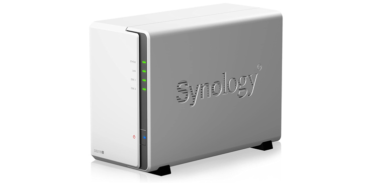 Synology DS218J Diskstation parte frontale