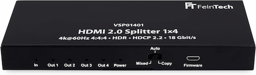 FeinTech VSP01401 HDMI 2.0 Splitter 1 su 4